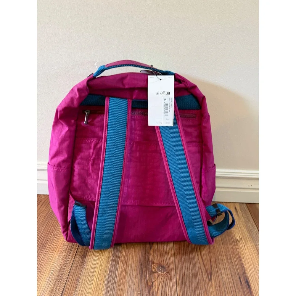 Kipling Micah Laptop Backpack Purple Fig WB KI9184 Recycled Lining NWT